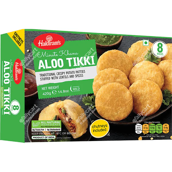 haldiram aloo tikki , 420 g